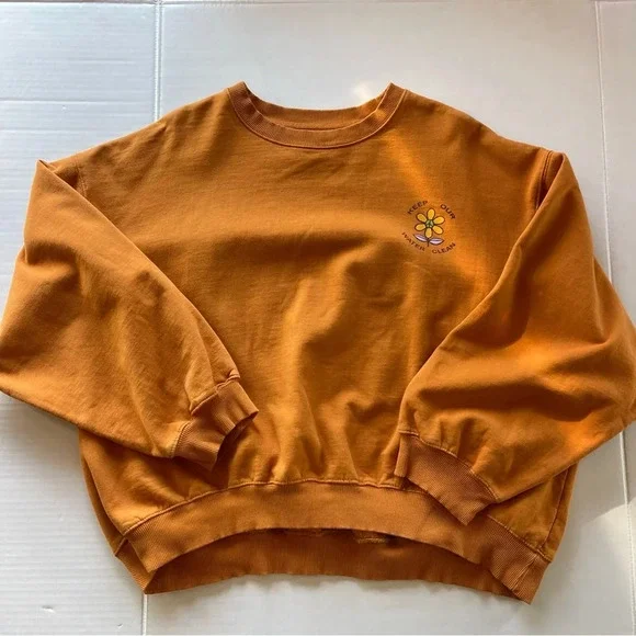 Urban Outfitters UO Don't Pollute Crew Neck Sweatshirt Medium Size - Picture 11 of 12